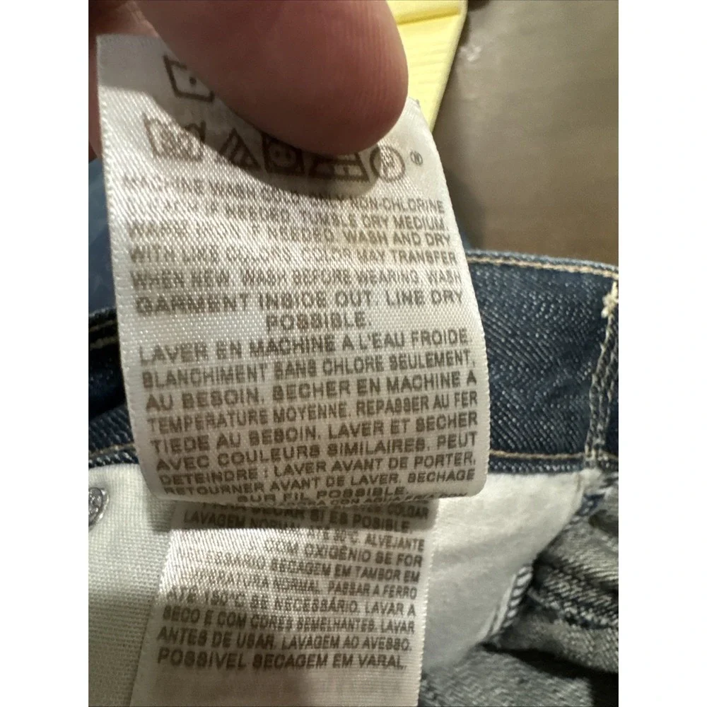 Levi's 511 Slim Jeans Men 30x30 Blue Cinch Waist 9 Pocket Denim‎ - Rare